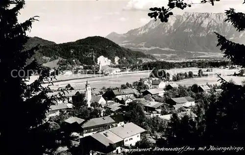 AK / Ansichtskarte Niederaudorf Panorama Kaisergebirge Kat. Oberaudorf