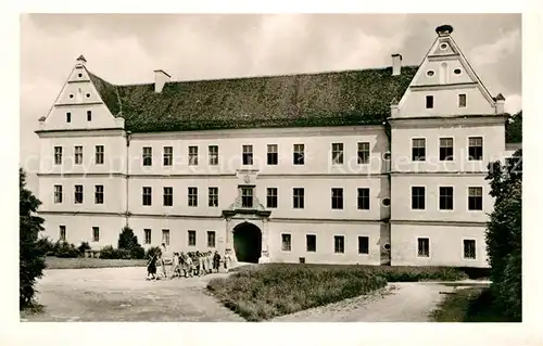 AK / Ansichtskarte Buchau Federsee Bad Kinderheilstaette Caritasstift Kavalierbau Kat. Bad Buchau
