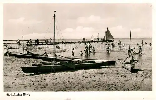 AK / Ansichtskarte Steinhuder Meer Strand Kat. Wunstorf