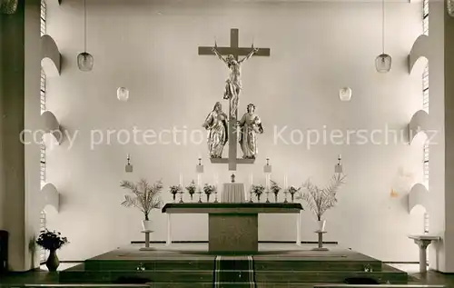 AK / Ansichtskarte Monzelfeld Katholische Pfarrkirche Altar Kat. Monzelfeld