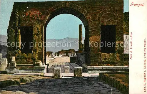 AK / Ansichtskarte Pompei Arco di Trionfo foro