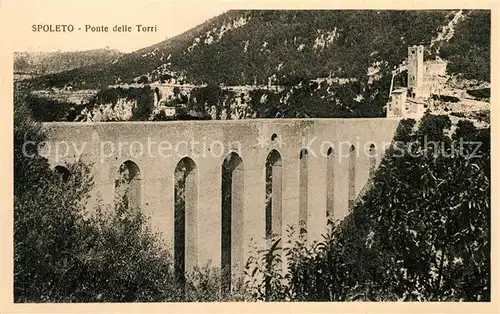 AK / Ansichtskarte Spoleto Ponte delle Torri Kat. Spoleto