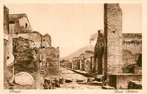 AK / Ansichtskarte Pompei Strada Stabiana