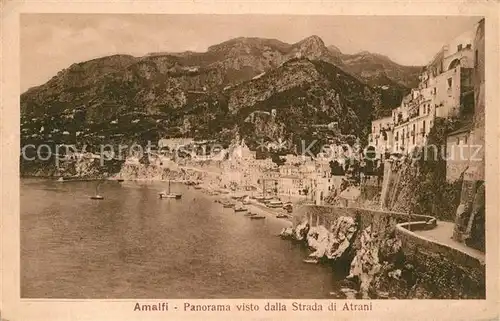 AK / Ansichtskarte Amalfi Panorama Strada di Atrani Kat. Amalfi
