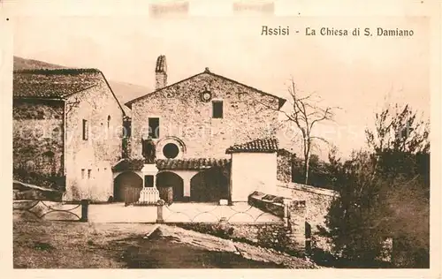 AK / Ansichtskarte Assisi Umbria Chiesa di San Damiano Kat. Assisi