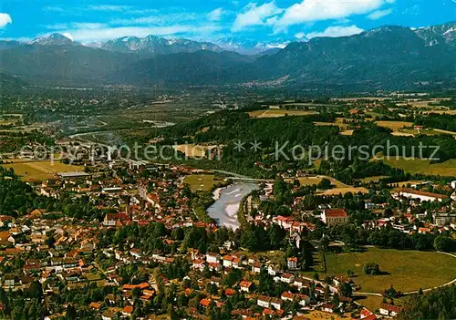 AK / Ansichtskarte Bad Toelz Fliegeraufnahme Isartal Kat. Bad Toelz