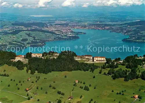 AK / Ansichtskarte Buergenstock Fliegeraufnahme mit Vierwaldstaettersee Kat. Buergenstock