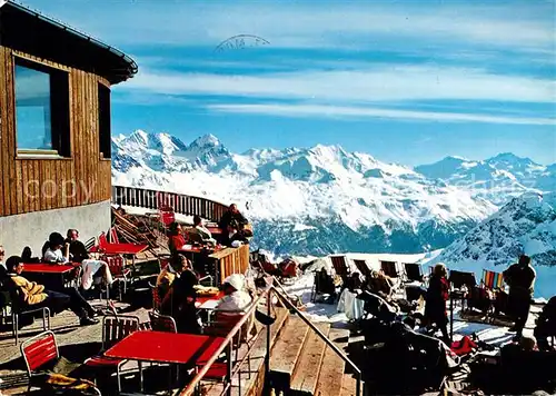 AK / Ansichtskarte St Moritz GR Piz Nair Gipfelrestaurant Kat. St Moritz