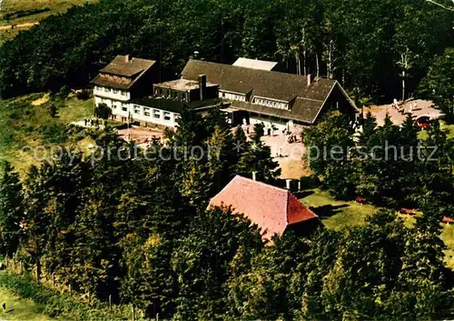 AK / Ansichtskarte Hoherodskopf Der Berggasthof Fliegeraufnahme Kat. Schotten