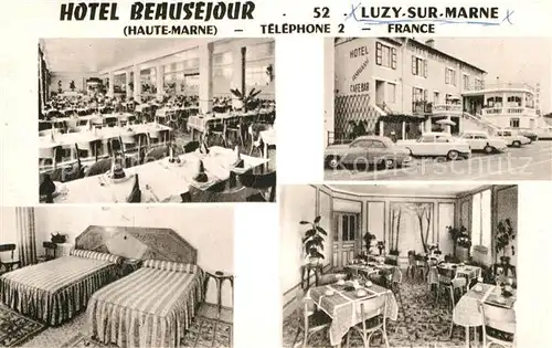 AK / Ansichtskarte Luzy sur Marne Hotel Beausejour Restaurant Kat. Luzy sur Marne