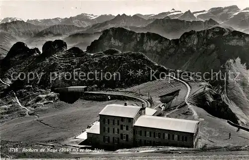 AK / Ansichtskarte Rochers de Naye Berghotel Alpenpanorama Kat. Rochers de Naye