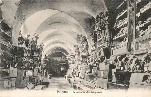 AK / Ansichtskarte Palermo Sicilia Catacombe dei Cappuccini Kat. Palermo