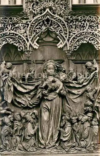 AK / Ansichtskarte Freiburg Breisgau Muenster Locherer Altar Kat. Freiburg im Breisgau