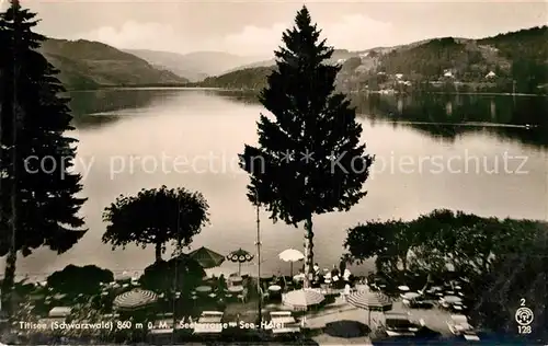 AK / Ansichtskarte Titisee Neustadt Seehotel Terrasse Kat. Titisee Neustadt