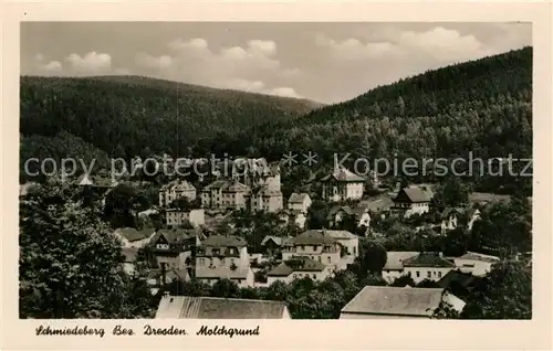 AK / Ansichtskarte Schmiedeberg  Dippoldiswalde Molchgrund