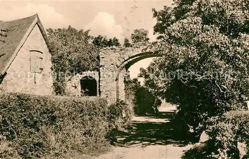 AK / Ansichtskarte Kloster Hiddensee Klostermauern Kat. Insel Hiddensee