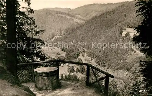 AK / Ansichtskarte Sitzendorf Thueringen Blick vom Annafels Kat. Sitzendorf Schwarzatal