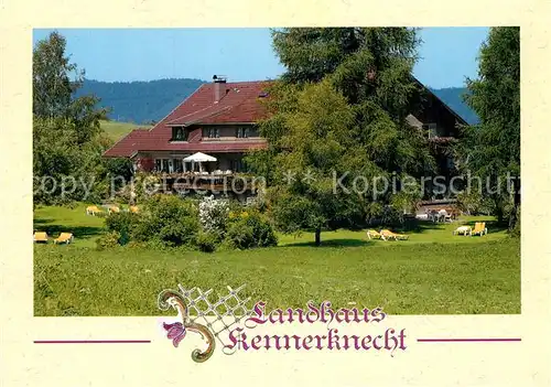 AK / Ansichtskarte Steibis Landhaus Kennerknecht  Kat. Oberstaufen