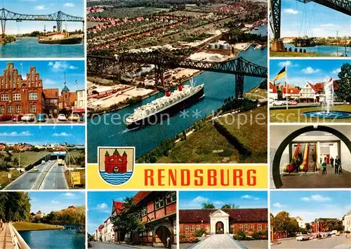 AK / Ansichtskarte Rendsburg Bruecke Dampfer Ortsansichten  Kat. Rendsburg