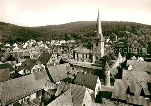 AK / Ansichtskarte Doerrenbach Teilansicht mit Kirchenburg Kat. Bad Bergzabern