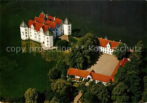 AK / Ansichtskarte Gluecksburg Ostseebad Fliegeraufnahme Schloss Kat. Gluecksburg (Ostsee)
