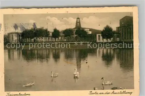 AK / Ansichtskarte Kaiserslautern Partie an der Ausstellung Kat. Kaiserslautern