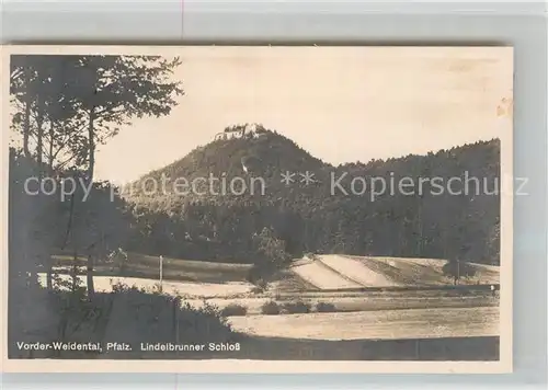 AK / Ansichtskarte Weidenthal Pfalz Lindelbrunner Schloss Kat. Weidenthal