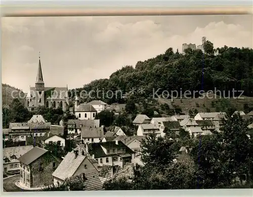 AK / Ansichtskarte Hohenecken Teilansicht mit Burg Kat. Kaiserslautern