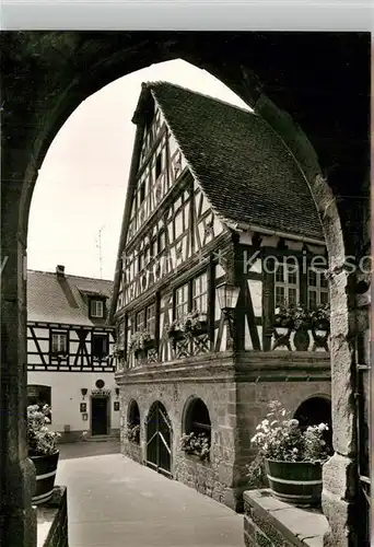 AK / Ansichtskarte Doerrenbach Historisches Rathaus Kat. Bad Bergzabern