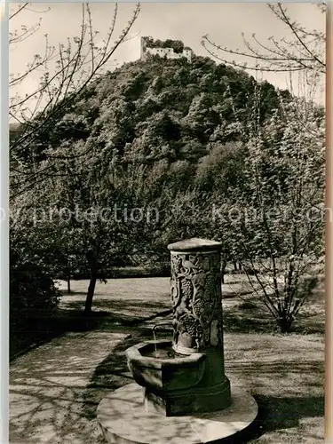 AK / Ansichtskarte Klingenmuenster Brunnen im Klingbachtal Burgruine Landeck Kat. Klingenmuenster