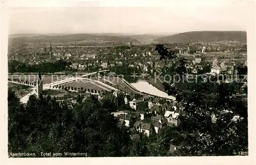 AK / Ansichtskarte Saarbruecken Panorama Kat. Saarbruecken