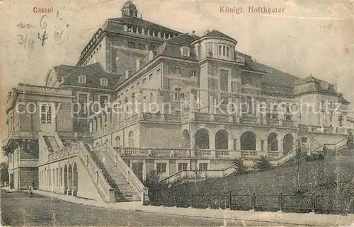 AK / Ansichtskarte Cassel Kassel Hoftheater Kat. Kassel