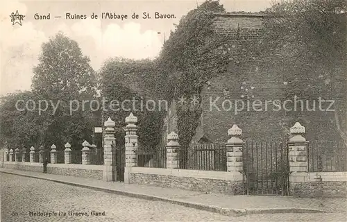 AK / Ansichtskarte Gand Belgien Klosterruine Kat. Gent Flandern