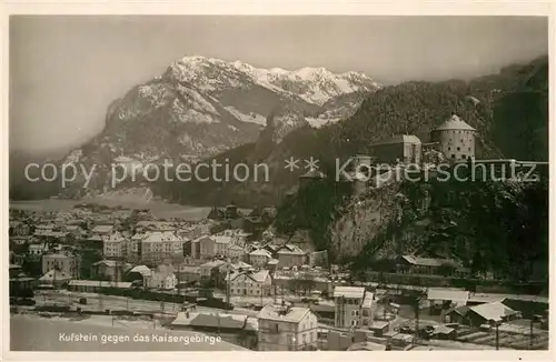 AK / Ansichtskarte Kufstein Tirol Panorama Kaisergebirge Kat. Kufstein