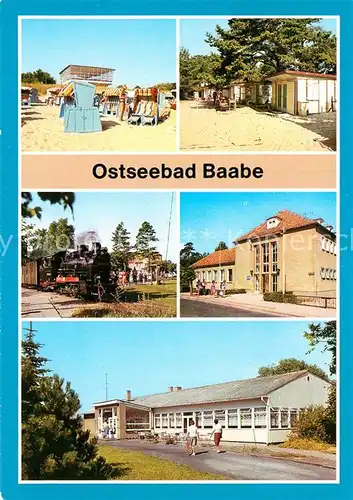 AK / Ansichtskarte Baabe Ostseebad Ruegen Zeltplatz Erholungsheim Ernst Kamieth Gaststaette Am See Kat. Baabe