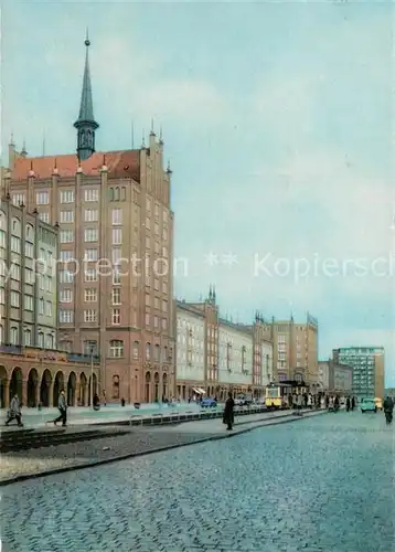 AK / Ansichtskarte Rostock Mecklenburg Vorpommern Lange Strasse Hochhaus  Kat. Rostock