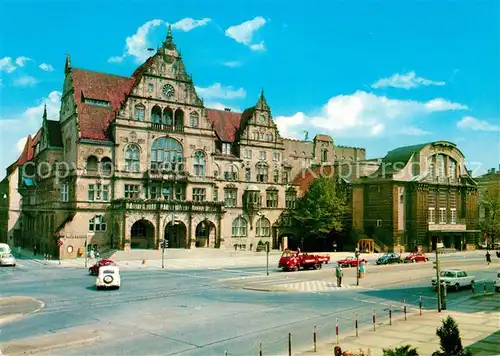 AK / Ansichtskarte Bielefeld Rathaus Stadttheater  Kat. Bielefeld