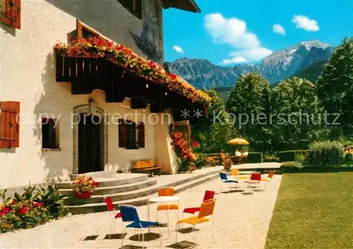 AK / Ansichtskarte Schoenau Berchtesgaden Eisenbahner Erholungsheim Haus Hubertus Kat. Berchtesgaden