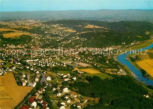 AK / Ansichtskarte Vlotho Fliegeraufnahme Winterberg Wesergymnasium Amthausberg  Kat. Vlotho