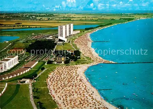 AK / Ansichtskarte Burg Fehmarn Burgtiefe Fliegeraufnahme Kat. Fehmarn