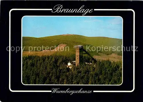 AK / Ansichtskarte Braunlage Wurmbergschanze Kat. Braunlage Harz