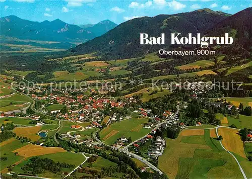 AK / Ansichtskarte Bad Kohlgrub Fliegeraufnahme mit Loisachtal Heimgarten Simetsberg und Hoernle Kat. Bad Kohlgrub