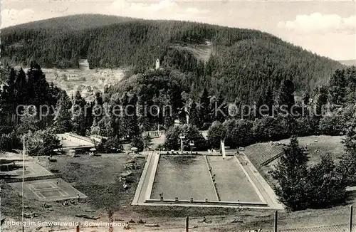 AK / Ansichtskarte Triberg Schwarzwald Schwimmbad Freibad Kat. Triberg im Schwarzwald