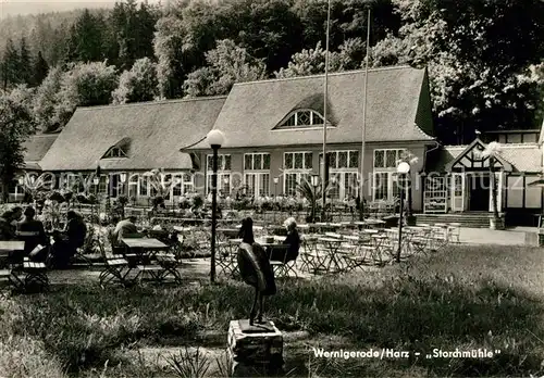 AK / Ansichtskarte Wernigerode Harz Storchmuehle Restaurant Kat. Wernigerode