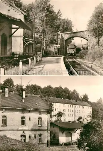 AK / Ansichtskarte Amerika Sachsen bei Penig Bahnhof Kat. Rochlitz