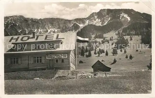 AK / Ansichtskarte Oberjoch Hochpass Haus Iseler Kat. Bad Hindelang