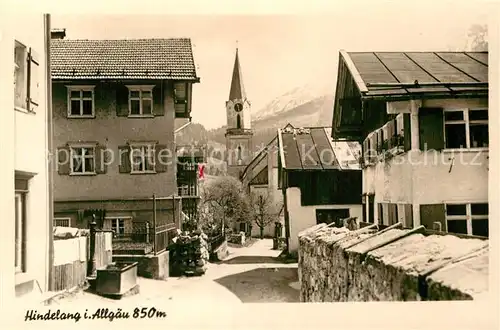 AK / Ansichtskarte Hindelang Kirche  Kat. Bad Hindelang