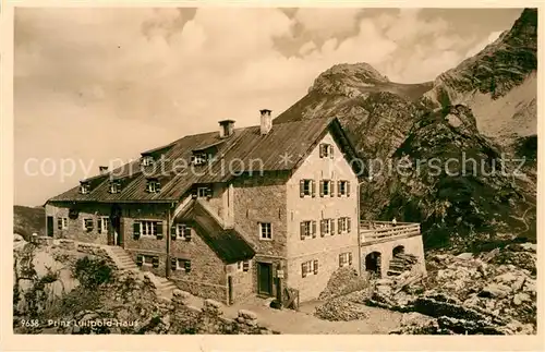 AK / Ansichtskarte Hinterstein Bad Hindelang Prinz Luitpold Haus mit Glasfelder Alpen