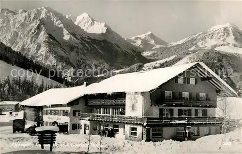 AK / Ansichtskarte Oberjoch Alpengasthof Pension zum Loewen Kat. Bad Hindelang