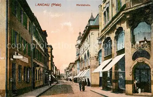 AK / Ansichtskarte Landau Pfalz Marktstrasse  Kat. Landau in der Pfalz